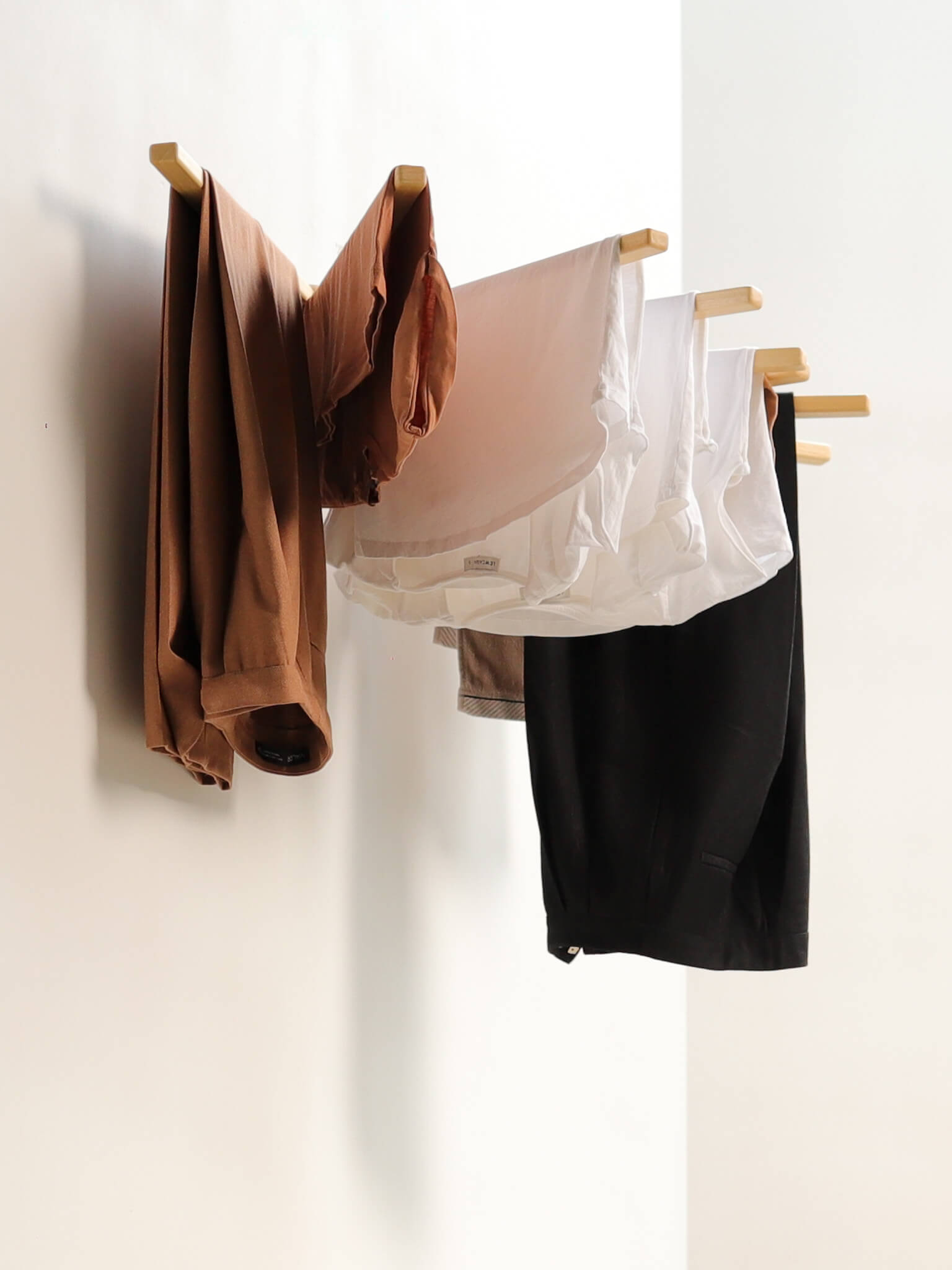 Wall Mounted Clothes Drying Rack