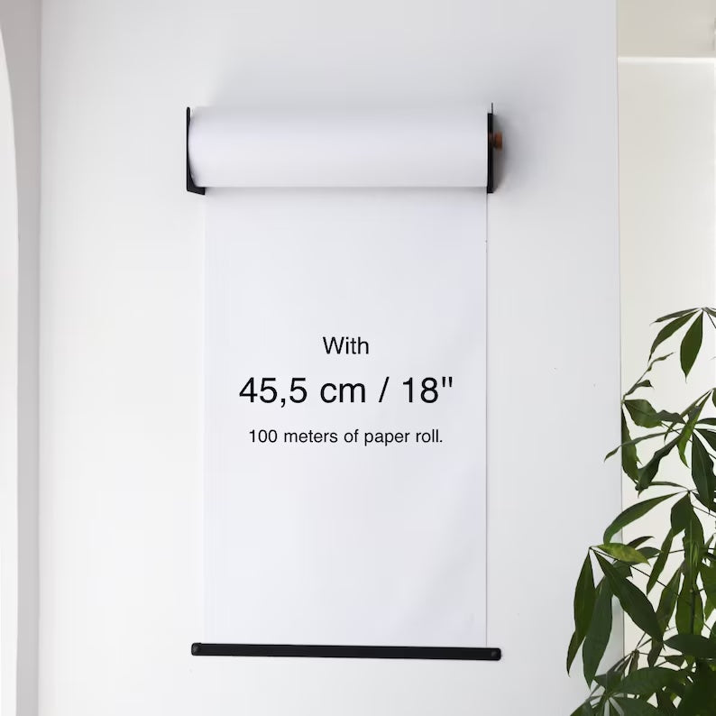 Wall Mounted Paper Dispenser / White Paper