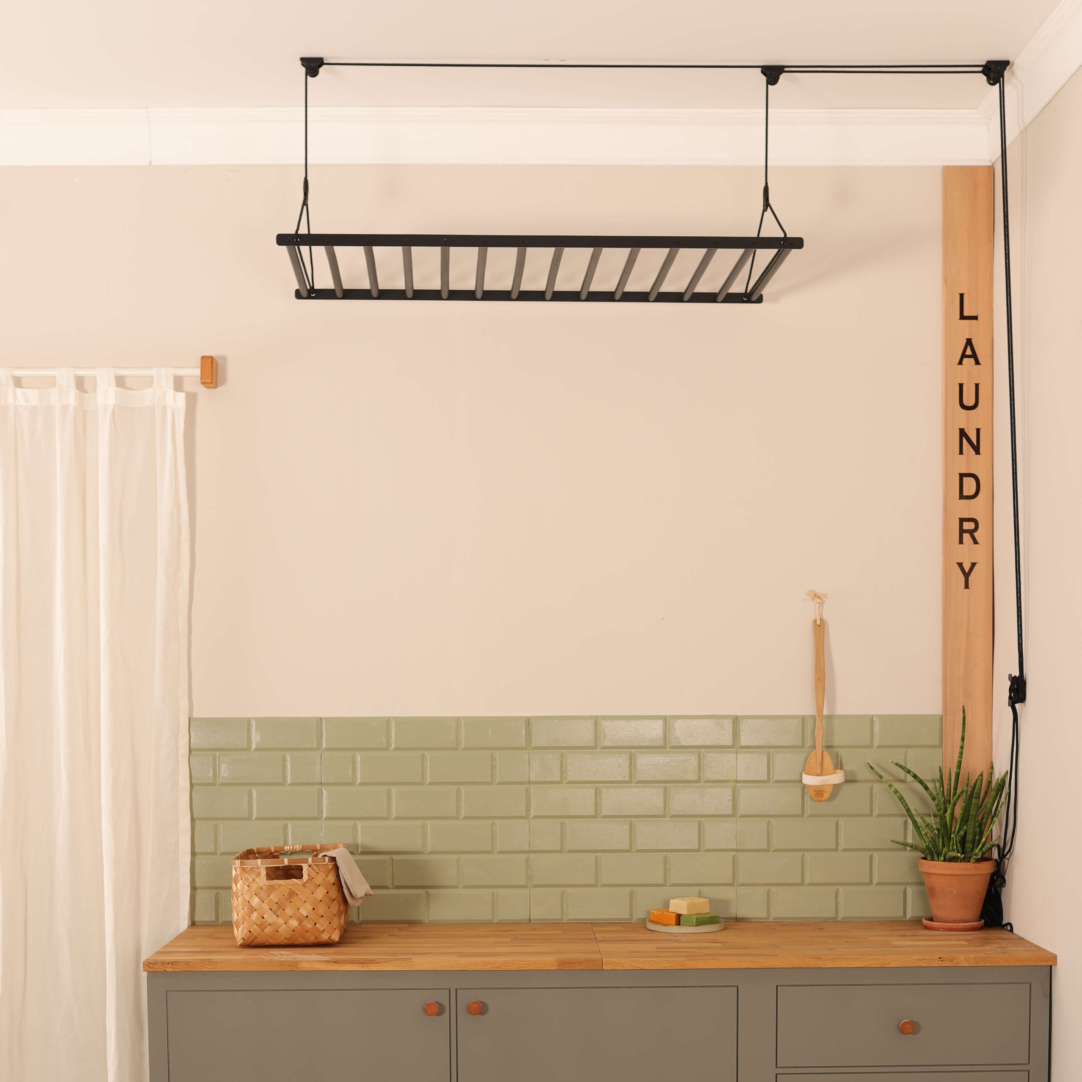 Ceiling Mounted Clothes Drying Rack