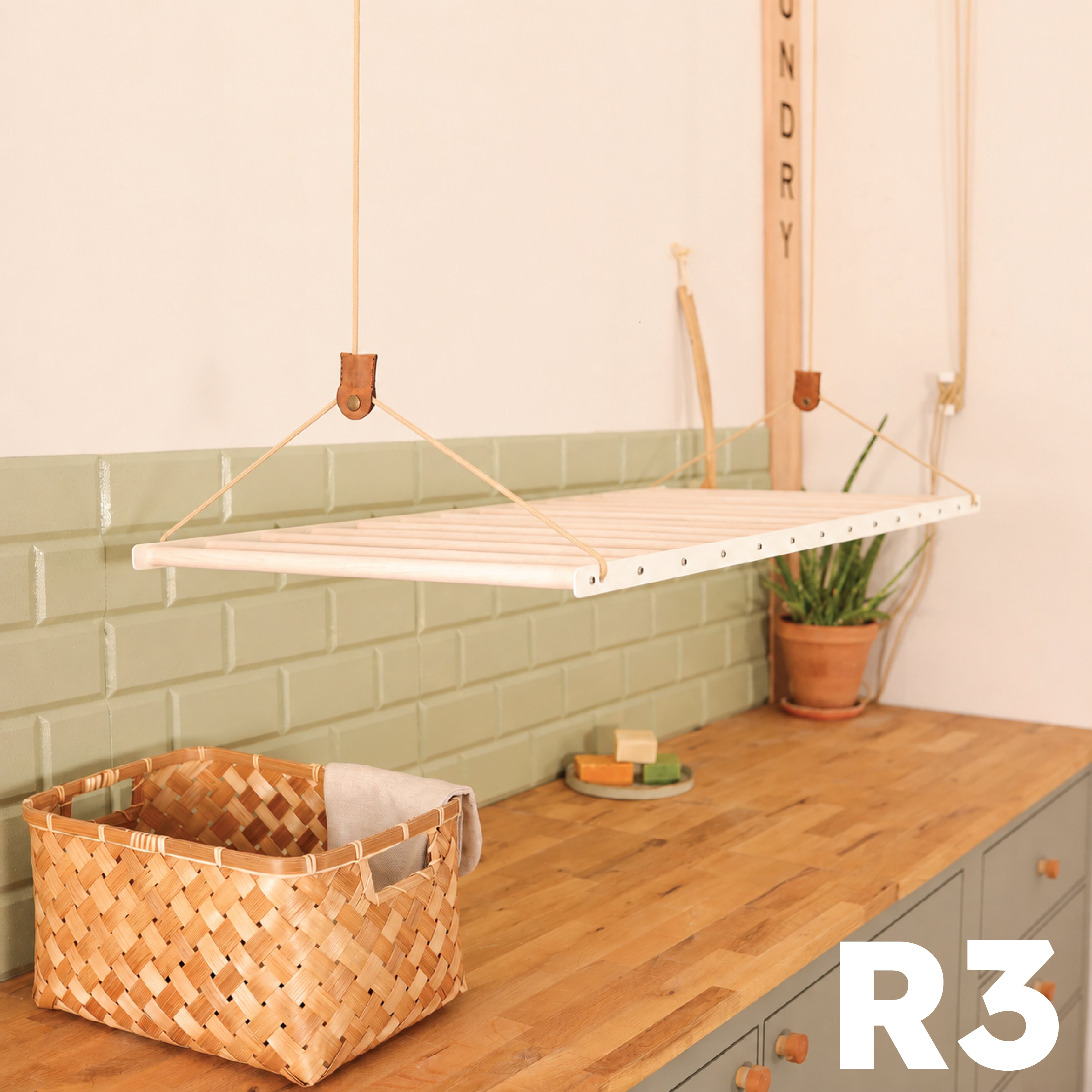 Ceiling Mounted Clothes Drying Rack